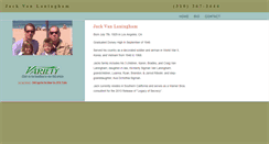 Desktop Screenshot of jackvanlaningham.com